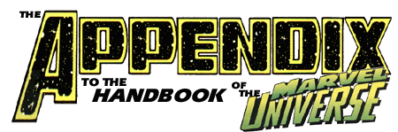 The Appendix to the Handbook of the Marvel Universe