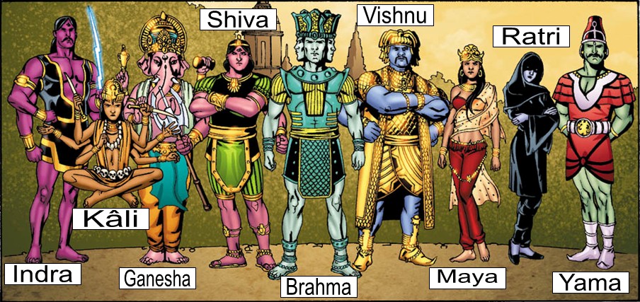 Hindu Gods Brahma