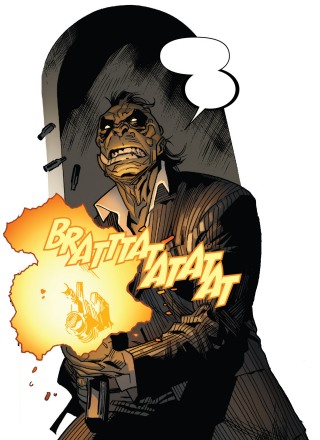 El Facoquero machine gun shot