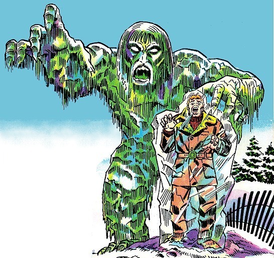 The Ice-Monster froze a victim