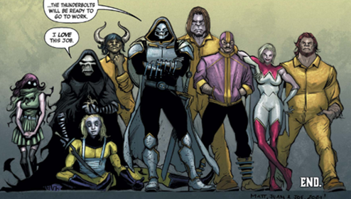 Star (Ripley
          Ryan) Thunderbolts group shot