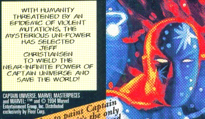 Captain Universe card
