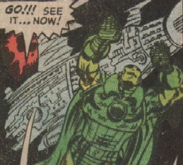 Fortress in background and Annihilus gives a film review