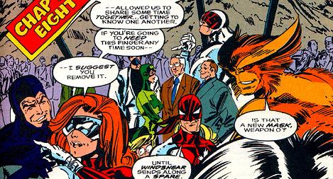 Alpha Flight mingle