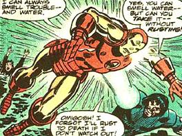 Waterman blasts Iron Man