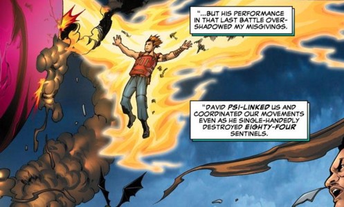 David using powers...shades of Phoenix?