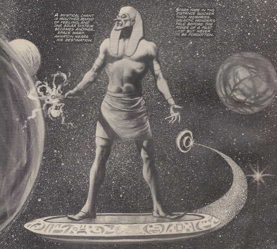 full; in space, on hover-disc