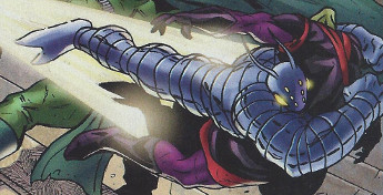insectoid tackling Super-Skrull