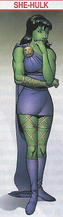 She-Hulk in Magistrati robes