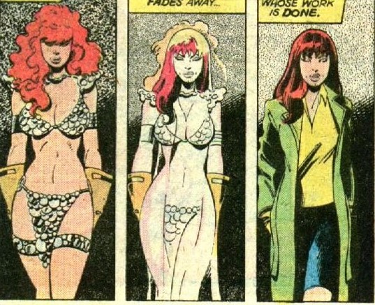 Red Sonja as Mary Jane Watson