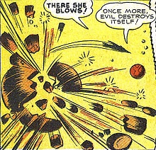 asteroidian planetoid ship explodes