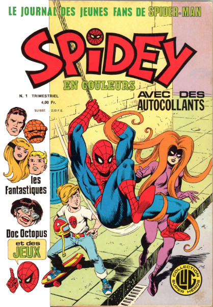 Comics Spider man La folie de l'araignée edition lug 1981 super heros  vintage marvel spiderman